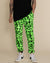 Neon Green Leopard ULTRA SOFT Faux Fur Sweatpants | Men's