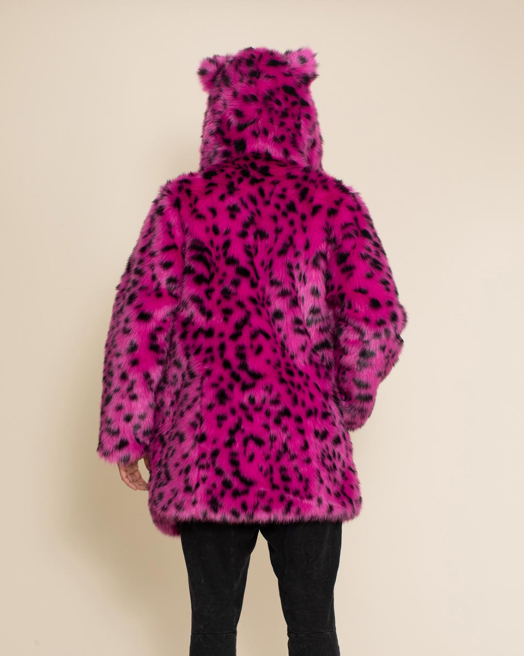 Pink Cheetah Classic Collector Edition Faux Fur Coat | Men's