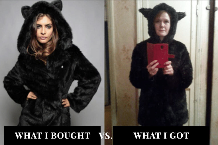 what i bought vs what i got meme