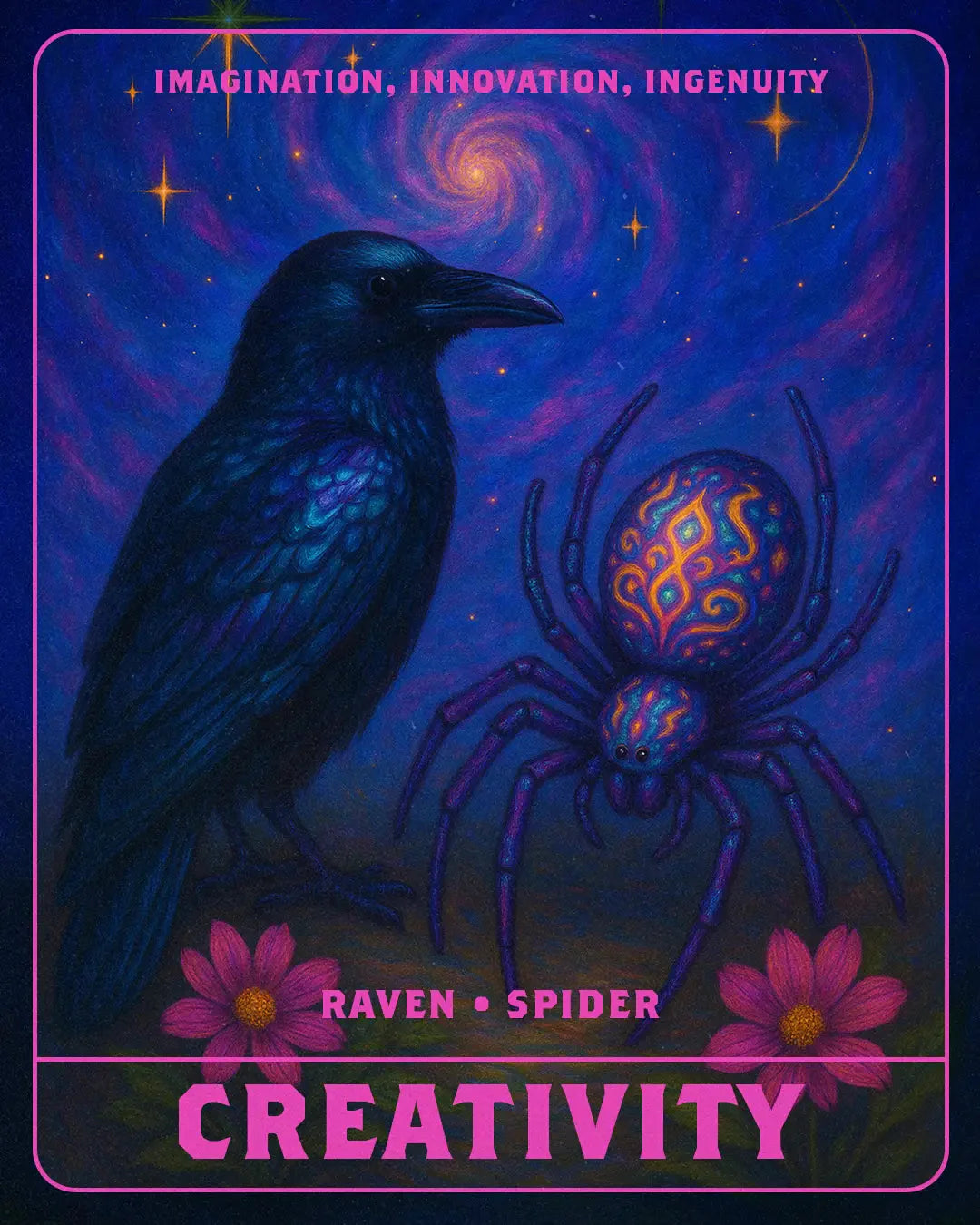 An AI image of a raven.