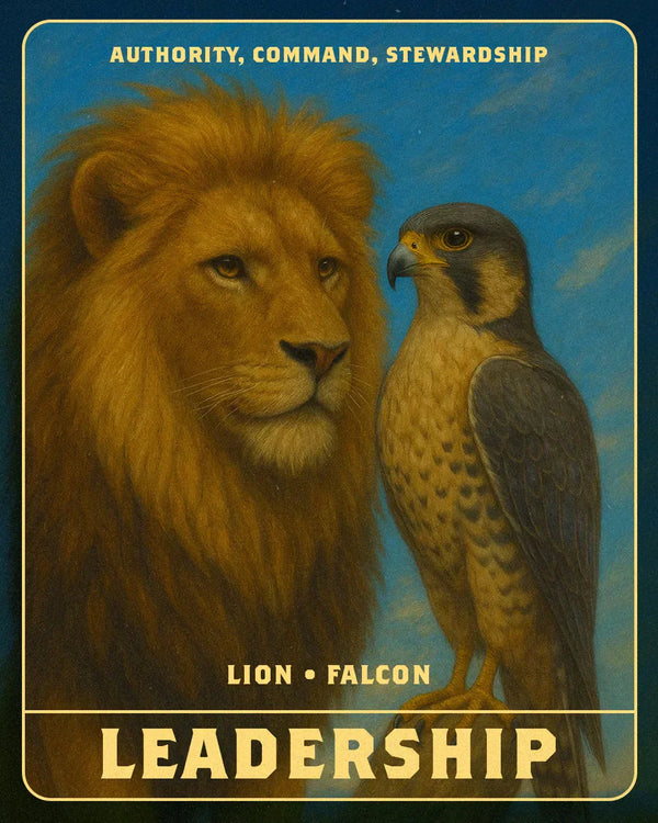Spirit Animals for LEADERSHIP • The LION & The FALCON - SpiritHoods