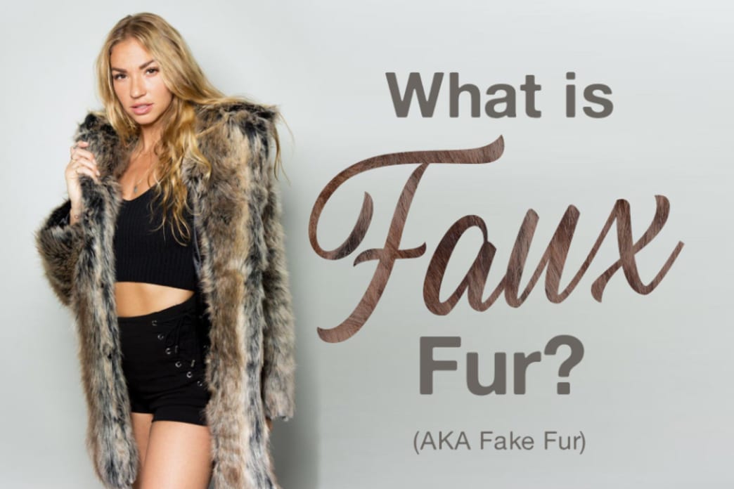 woman wearing faux fur coat