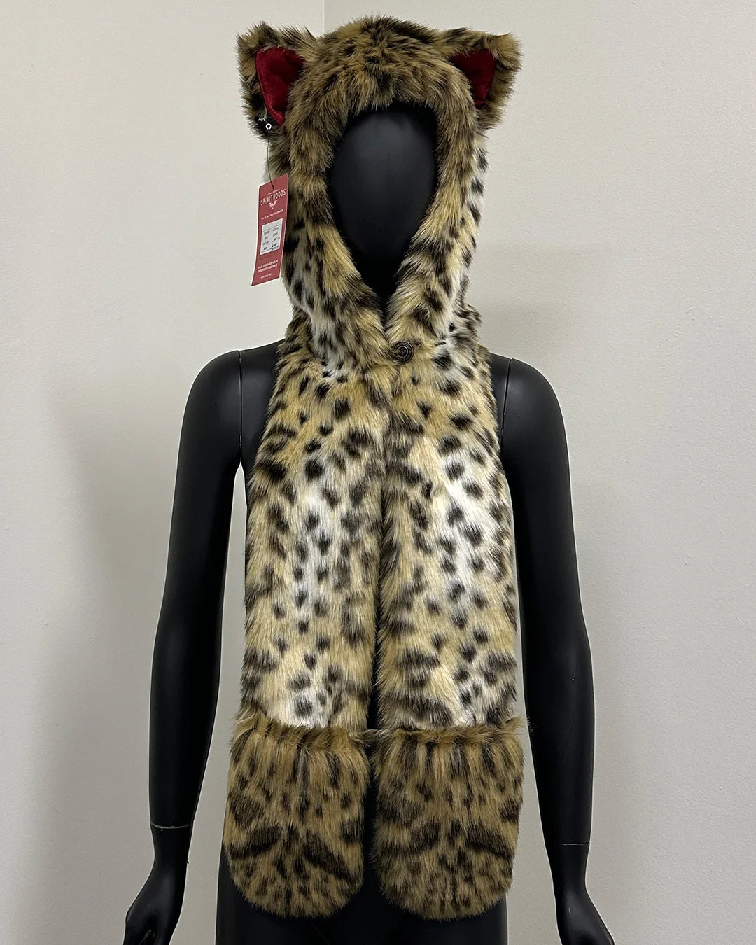 *Sample* C.E. Faux Fur SpiritHood | Cheetah