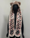 *Almost Purfect* Faux Fur SpiritHood | Blush Love Cat