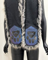 *One Of A Kind* Reflective Faux Fur Hood | Grey Wolf