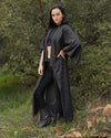 Unisex Kimono | Herringbone Black