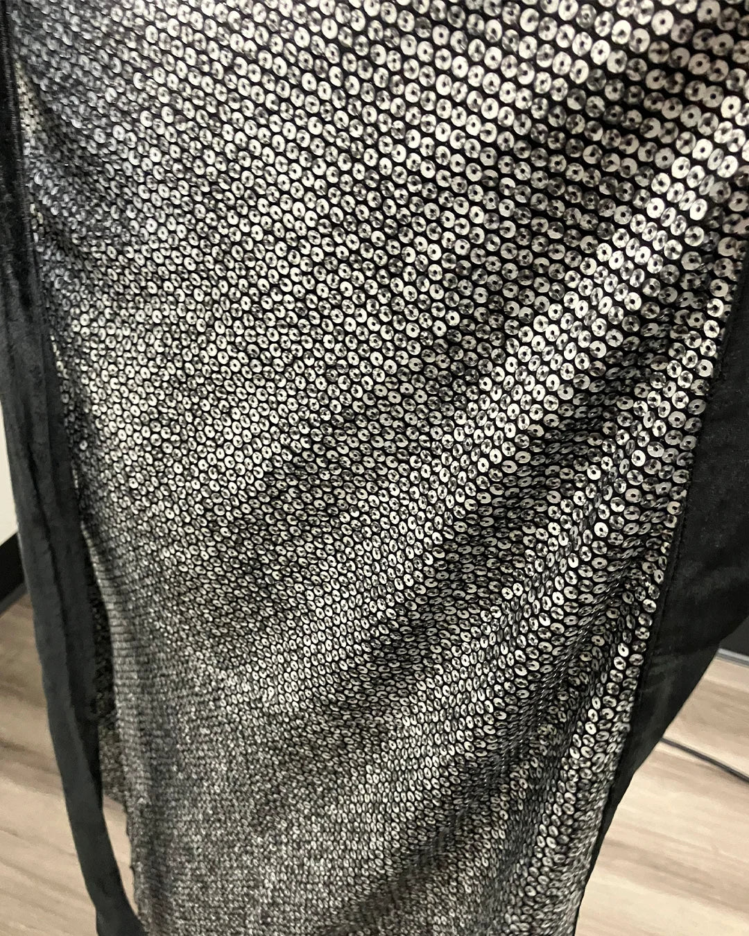 *Almost Purfect/Last Stock* Sequin Kimono | Silver Wolf - L-XL