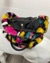 *Sample* Faux Fur Tote Bag | Butterfly