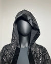 *Sample* Sequin Kimono | Black Snakeskin