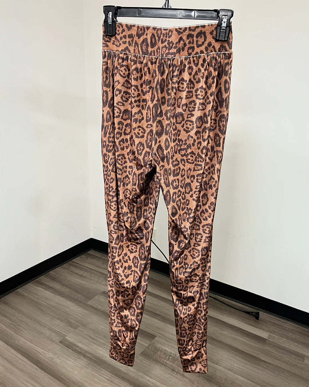 Leopard print legging joggers
