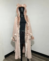 *Almost Purfect* Rose Quartz Wolf Robe - MEDIUM