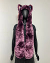 *Almost Purfect* Luxe Collector Edition Faux Fur SpiritHood | Lavender Wolf