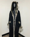*Almost Purfect* Classic Grey Wolf Robe - LARGE