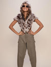 Viper Collector Edition Hooded Faux Fur Shawl 