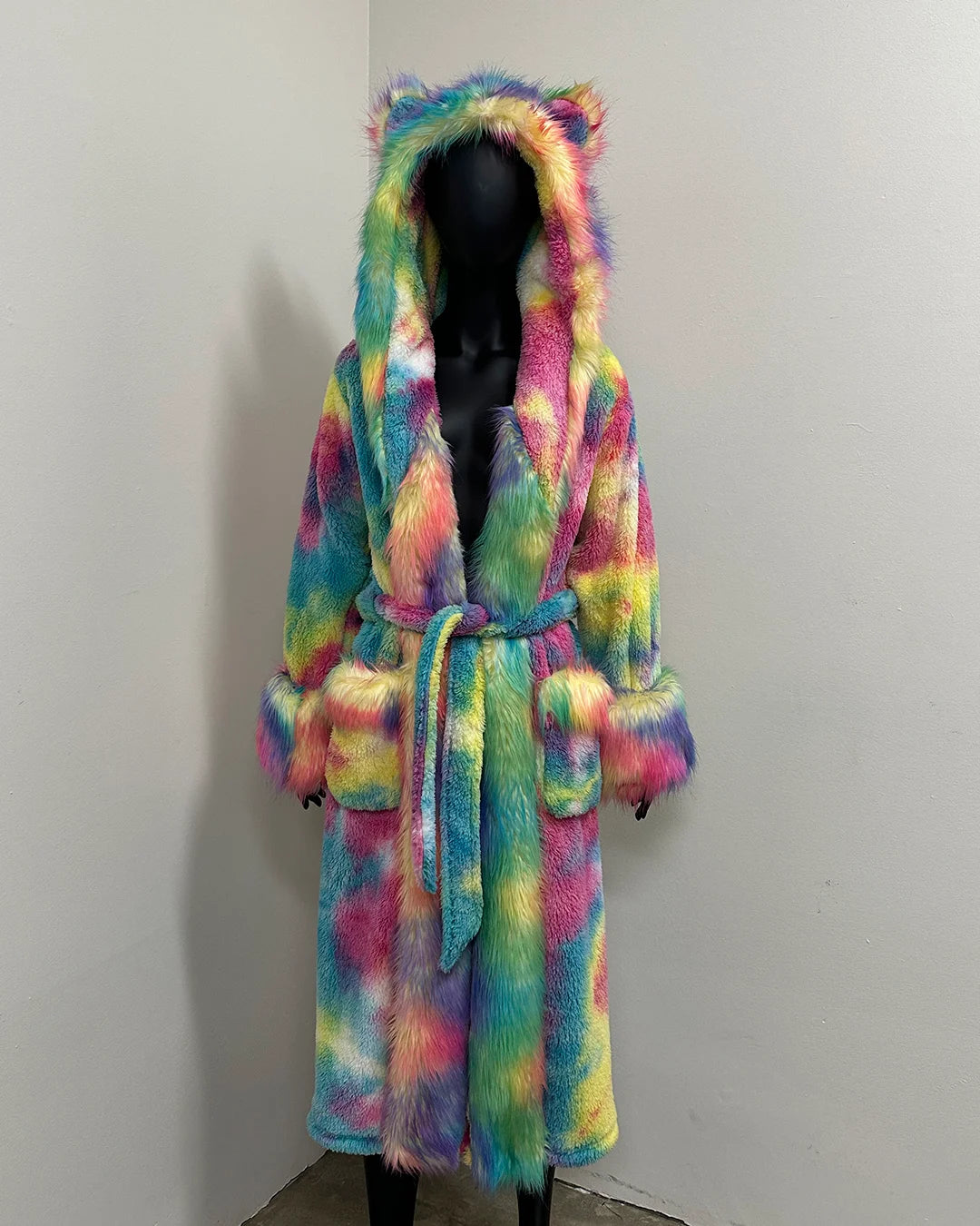 *Last Stock* Classic Luxury Robe | Rainbow Bear - Small