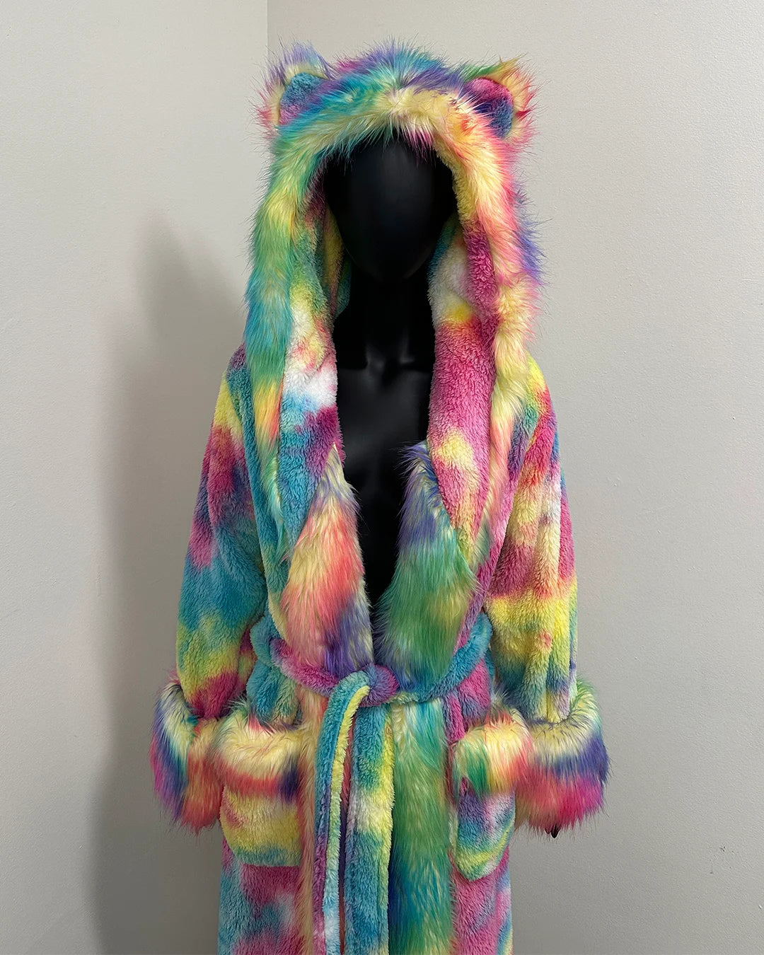 *Last Stock* Classic Luxury Robe | Rainbow Bear - Small
