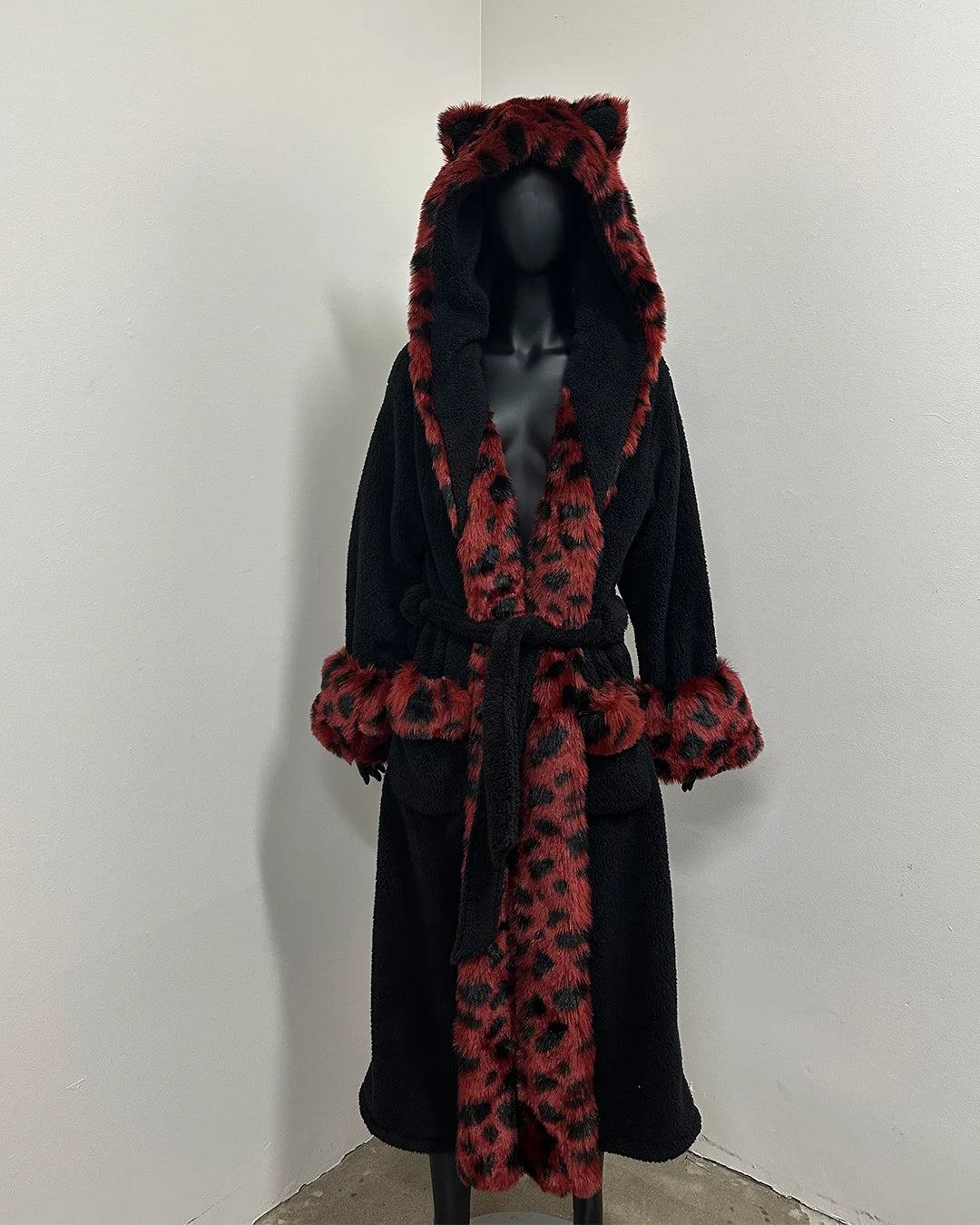 *Last Stock* Classic Luxury Robe | Wild Cat - Small