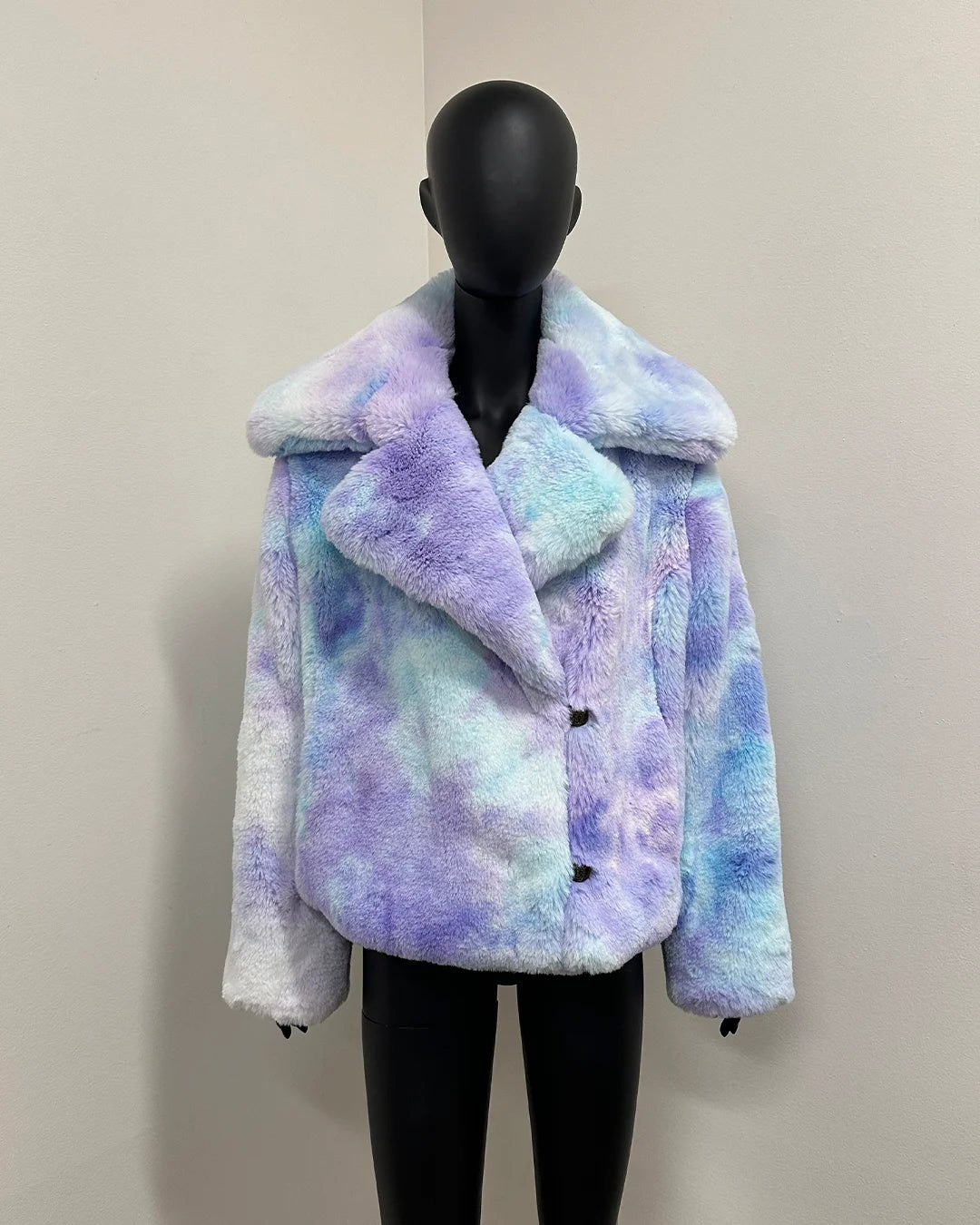 *One of Kind* Faux Fur Jacket | Mer-Kitty - Medium