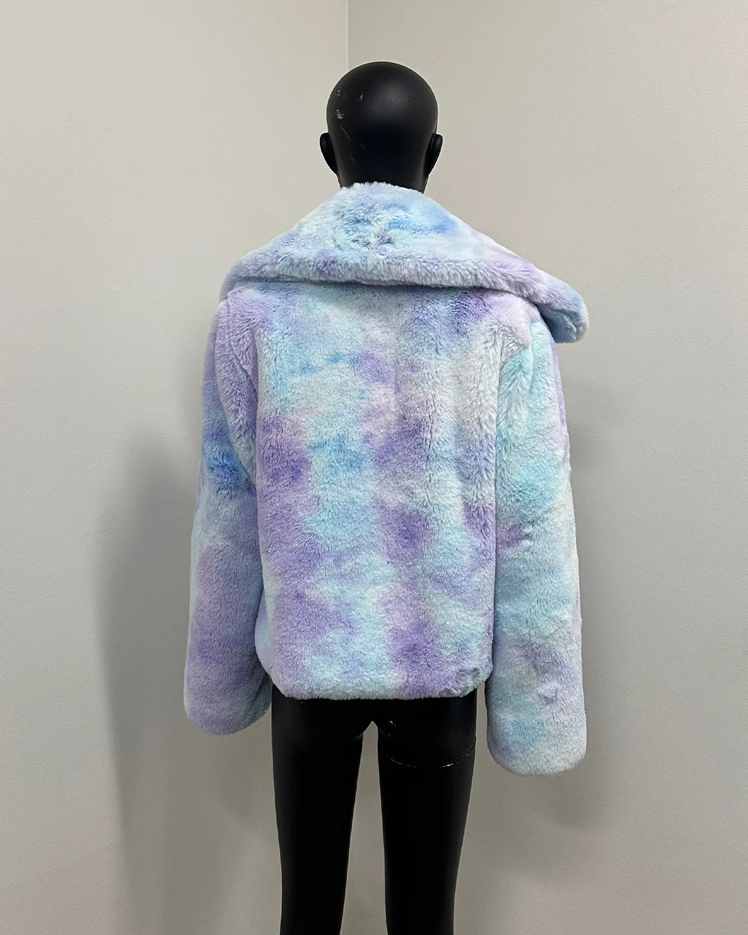 *One of Kind* Faux Fur Jacket | Mer-Kitty - Medium