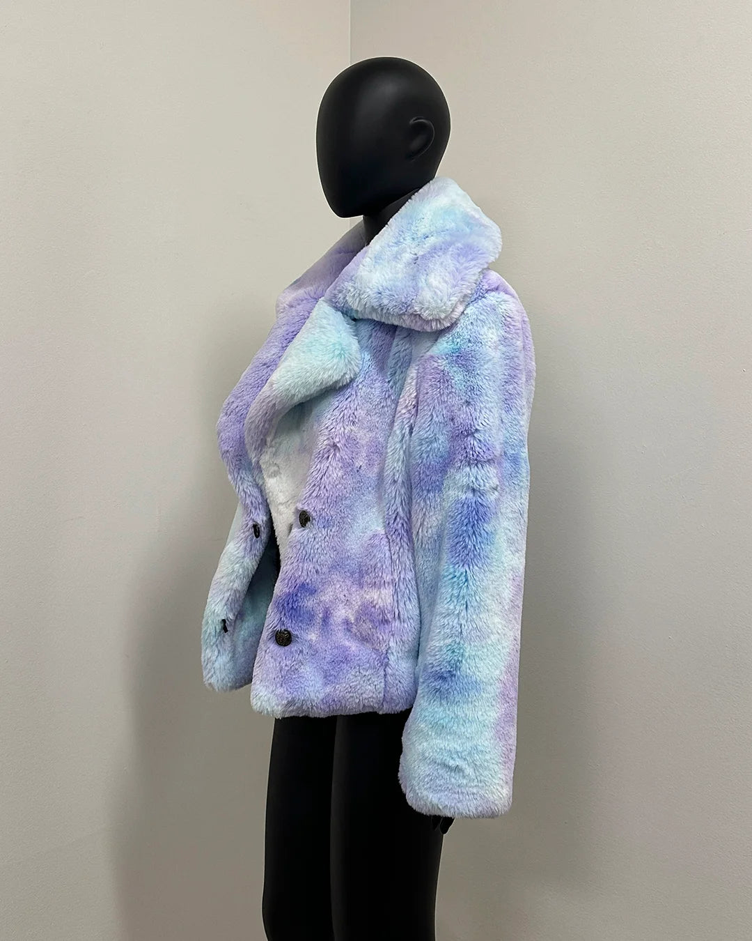*One of Kind* Faux Fur Jacket | Mer-Kitty - Medium
