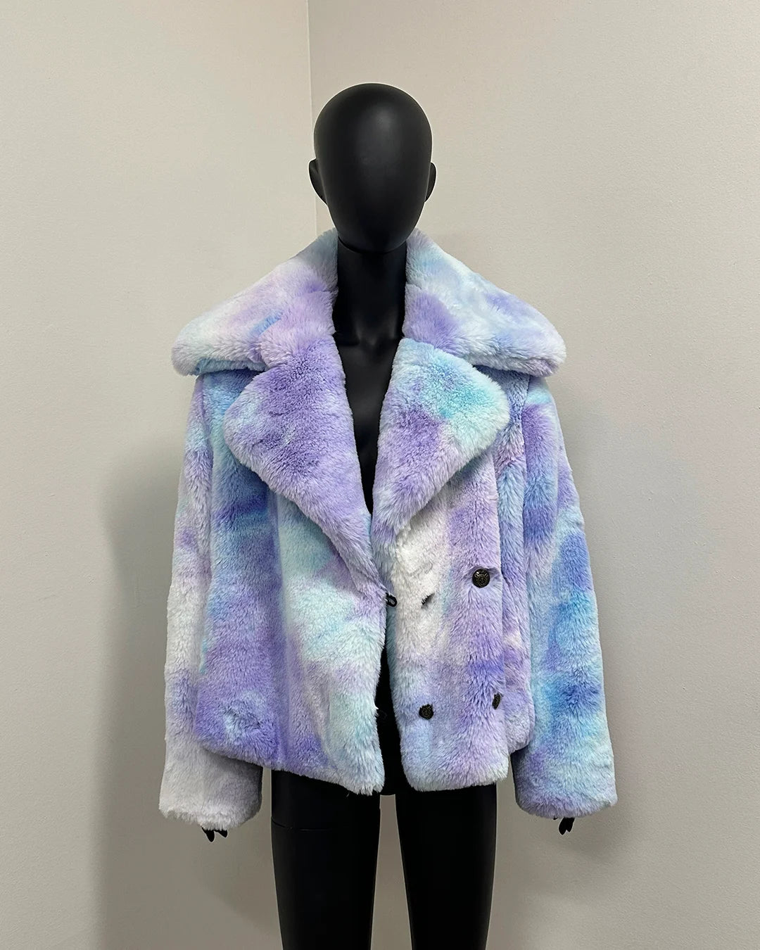 *One of Kind* Faux Fur Jacket | Mer-Kitty - Medium