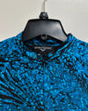*Almost Purfect* Women's Metallic Bodysuit | Blue Viper - Medium