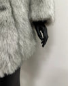 *Sample* Classic Luxe Faux Fur Coat | Arctic Wolf - XSmall