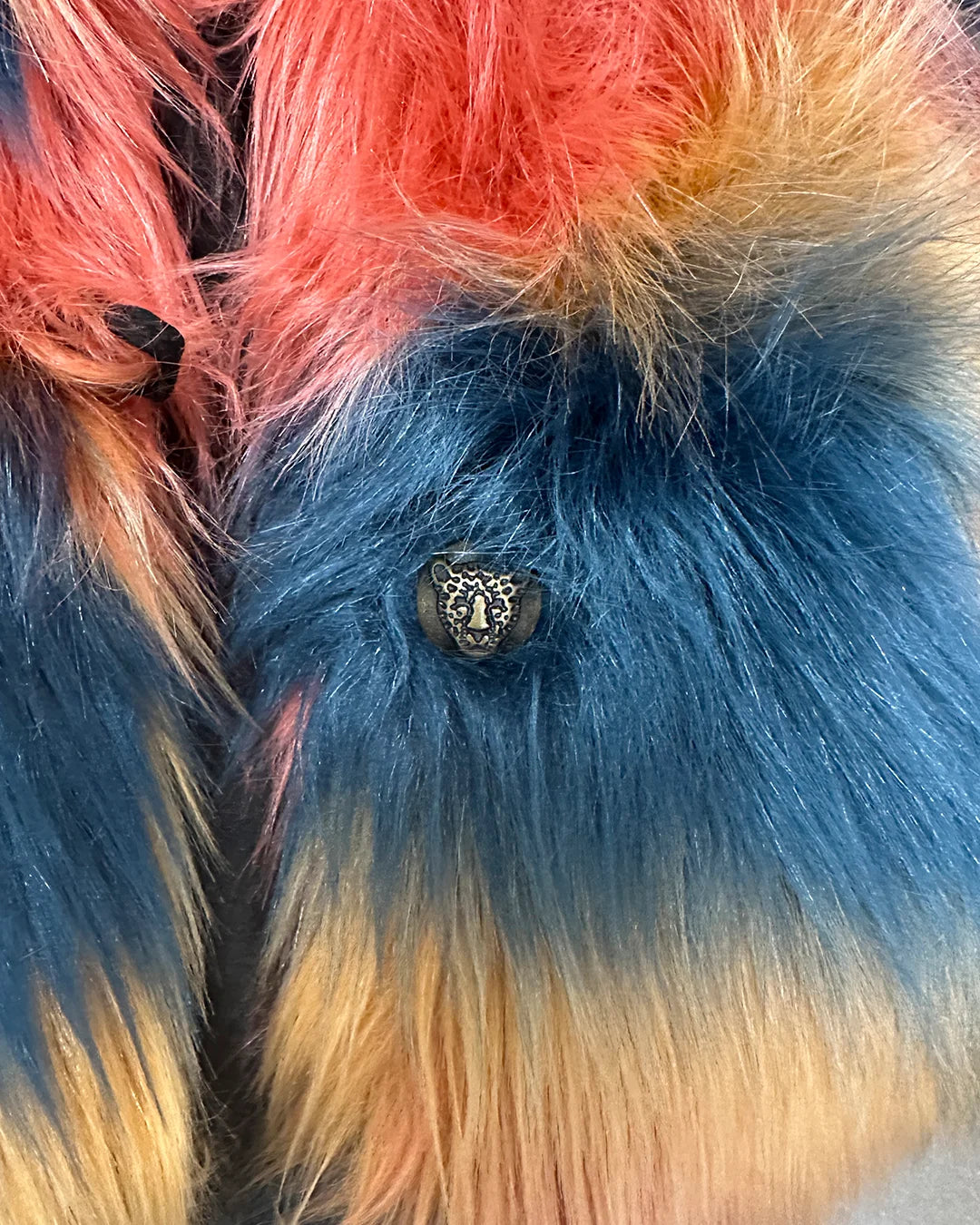 *Sample* Hooded Faux Fur Coat | American Swallow - XSmall