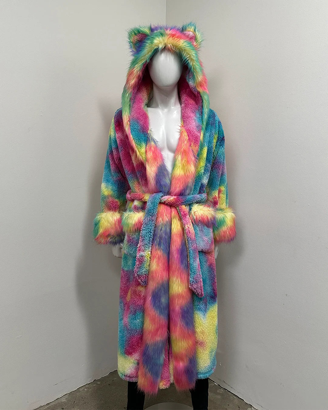*Last Stock* Classic Luxury Robe | Rainbow Bear - Medium