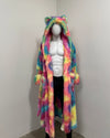 *Last Stock* Classic Luxury Robe | Rainbow Bear - Medium