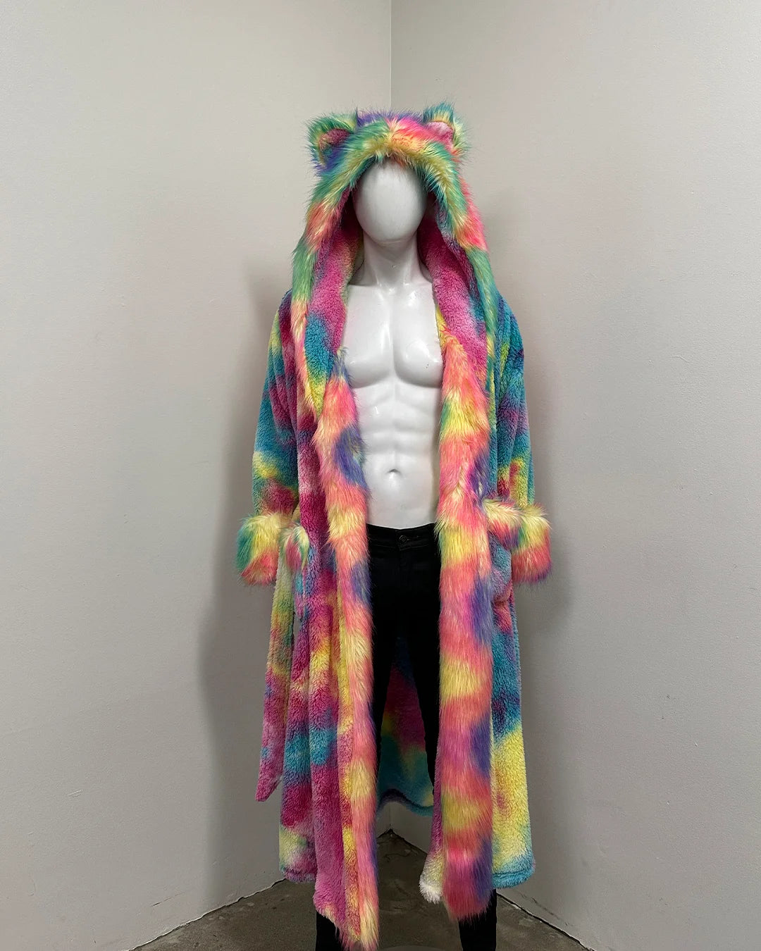 *Last Stock* Classic Luxury Robe | Rainbow Bear - Medium