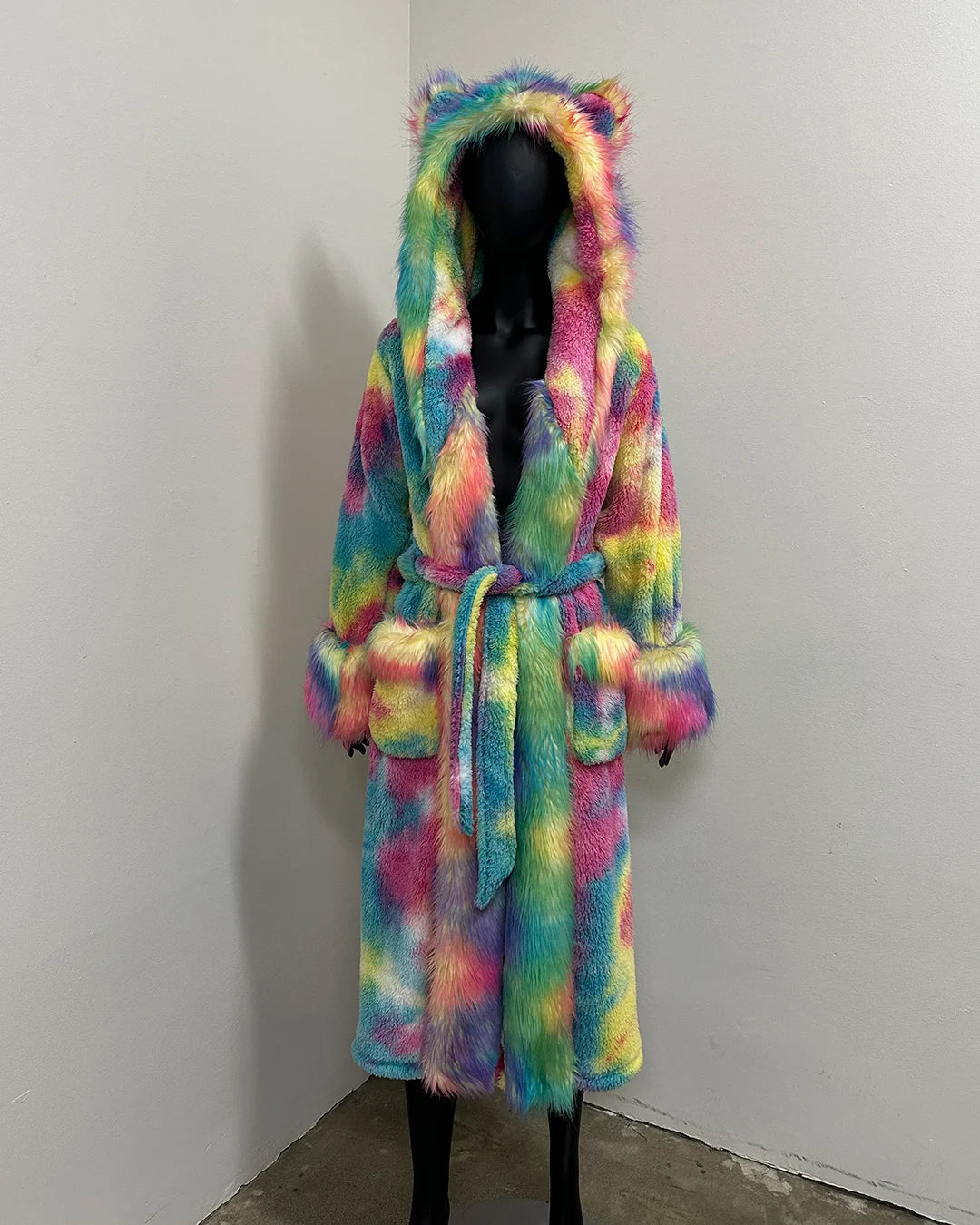 *Last Stock* Classic Luxury Robe | Rainbow Bear - Small