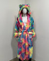 *Last Stock* Classic Luxury Robe | Rainbow Bear - Medium
