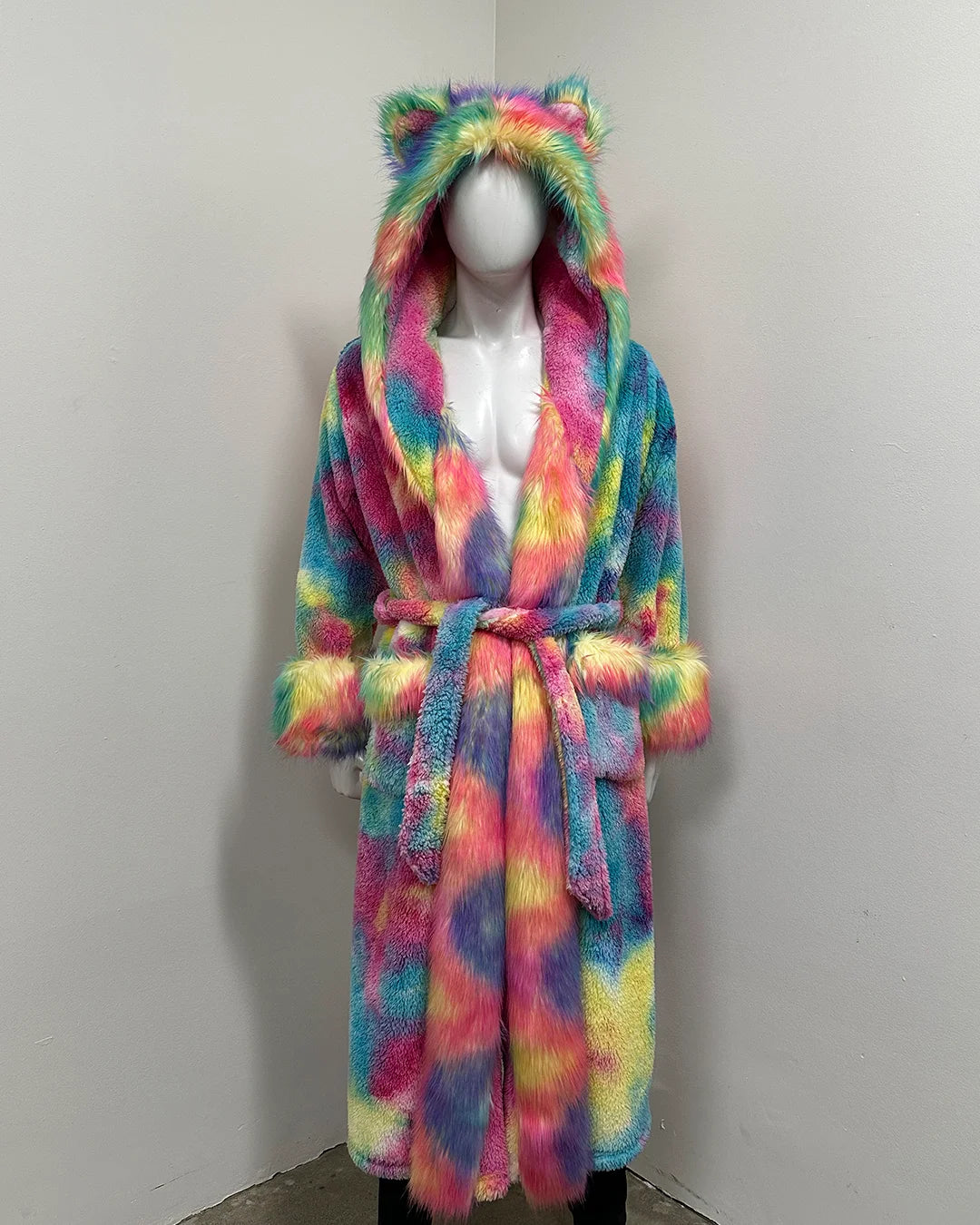 *Last Stock* Classic Luxury Robe | Rainbow Bear - Medium