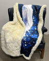 *One of a Kind* Artist Edition Luxe Lora Zombie Faux Fur Throw | Courage Polar Bear