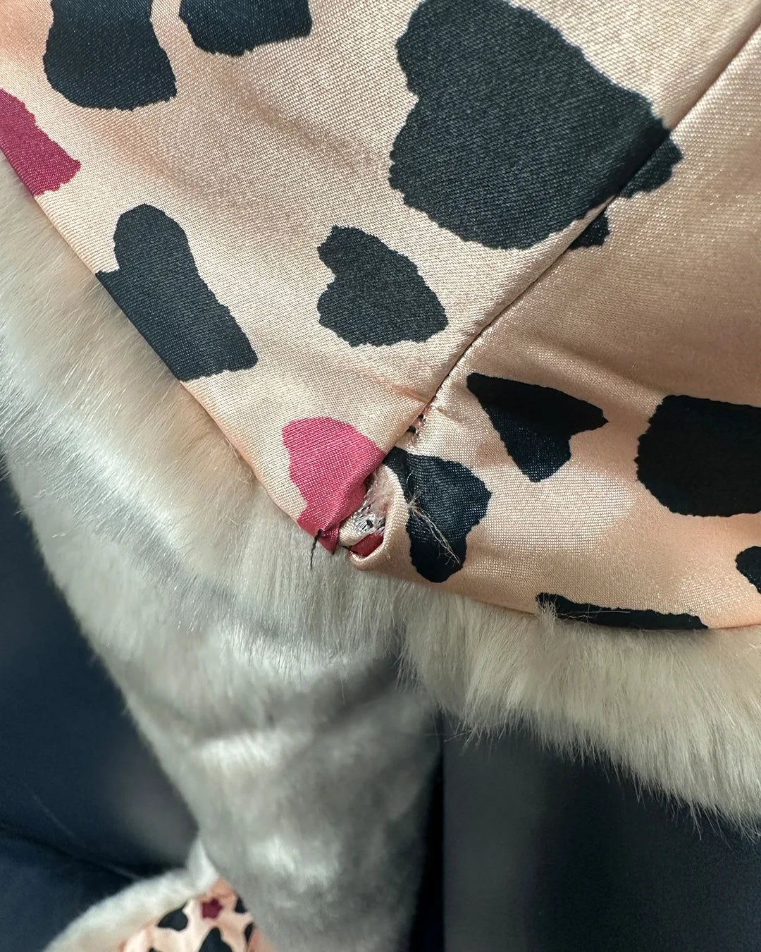 *Almost Purfect* Faux Fur SpiritHood | Blush Love Cat