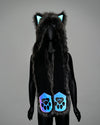 *One Of A Kind* Reflective Faux Fur Hood | Grey Wolf