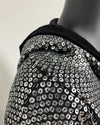 *Almost Purfect* Sequin Kimono | Silver Wolf - L-XL