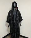 *Almost Purfect* Sequin Kimono | Black Snakeskin -SMALL-MEDIUM