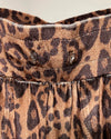 *Sample* Tan Leopard Velvet Joggers - SMALL