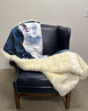 *One of a Kind* Artist Edition Luxe Lora Zombie Faux Fur Throw | Courage Polar Bear