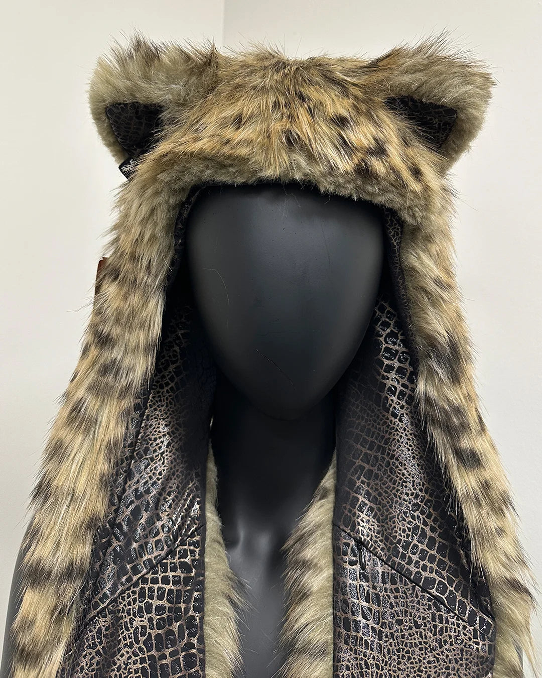 *Almost Purfect* Collector Edition Faux Fur SpiritHood | Baby Bobcat