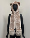 *Almost Purfect* Faux Fur SpiritHood | Blush Love Cat