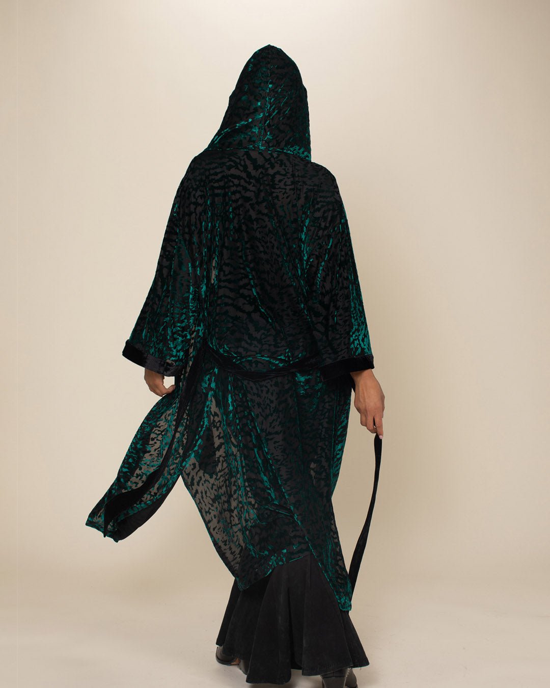 Men's Festival Kimono | Emerald Green Tiger S-M / Emerald Green / Black Men's Festival Kimono | Emerald Green Tiger S-M / Emerald Green / Black