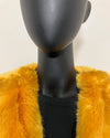 *Last Stock* C.E. V-Neck Luxe Faux Fur Coat | Golden Wolf - XLARGE