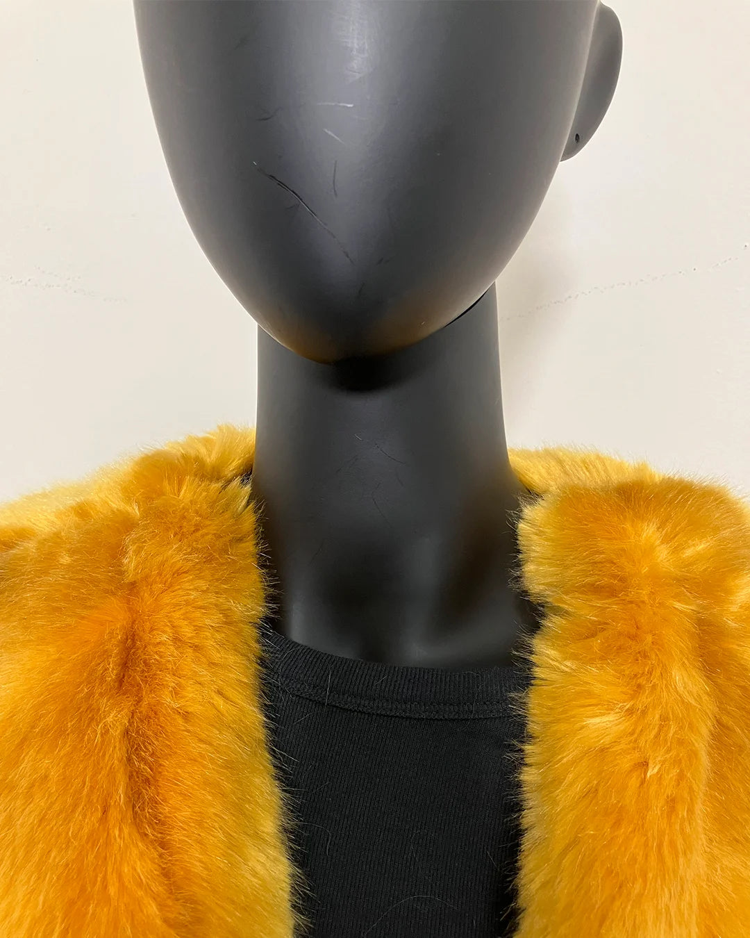 *Last Stock* C.E. V-Neck Luxe Faux Fur Coat | Golden Wolf - XLARGE