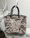 *Sample* Faux Fur Tote Bag | White Tiger