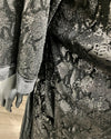 *Almost Purfect* Sequin Kimono | Black Snakeskin - LARGE-XL
