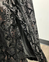 *Almost Purfect* Sequin Kimono | Black Snakeskin -SMALL-MEDIUM