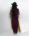 Unisex Kimono | Color Blocked Yellow & Purple